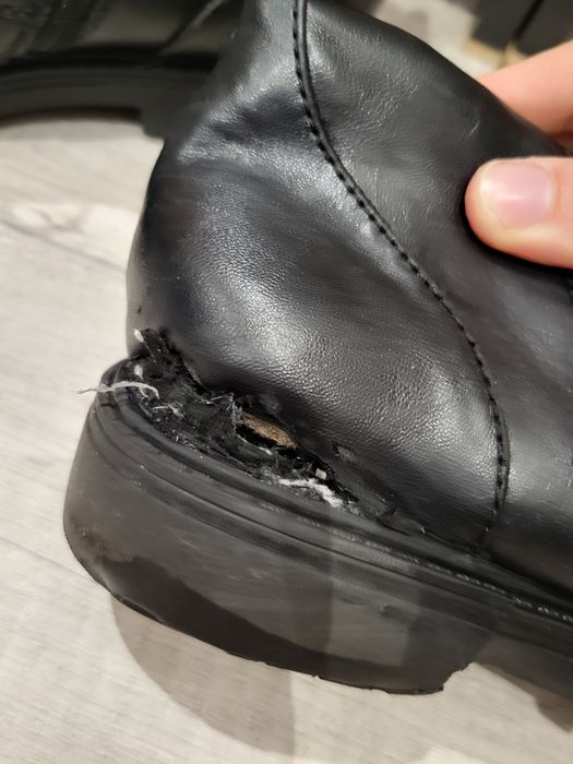 Czarne wysokie buty