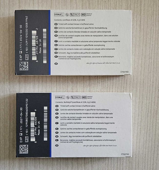 Promoção - Lentes de contacto mensais hidrófilas