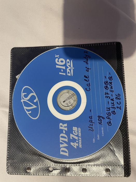 Диск зі старими іграми