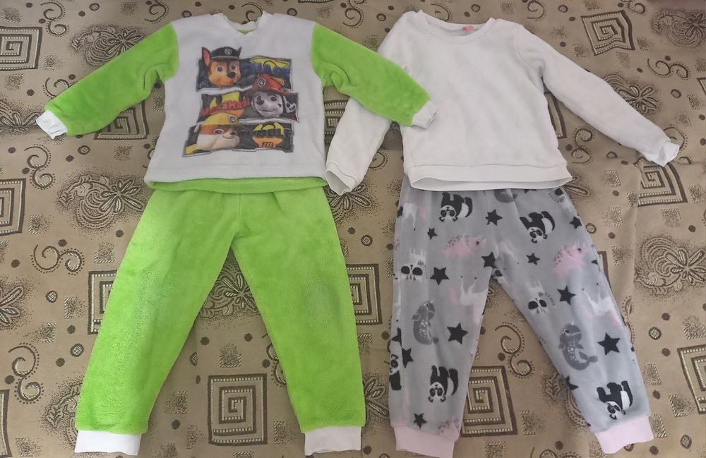 Теплі плюшеві піжами щенячий Патруль, домашні костюми