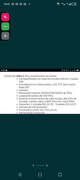 Divisor VGA 5 portas