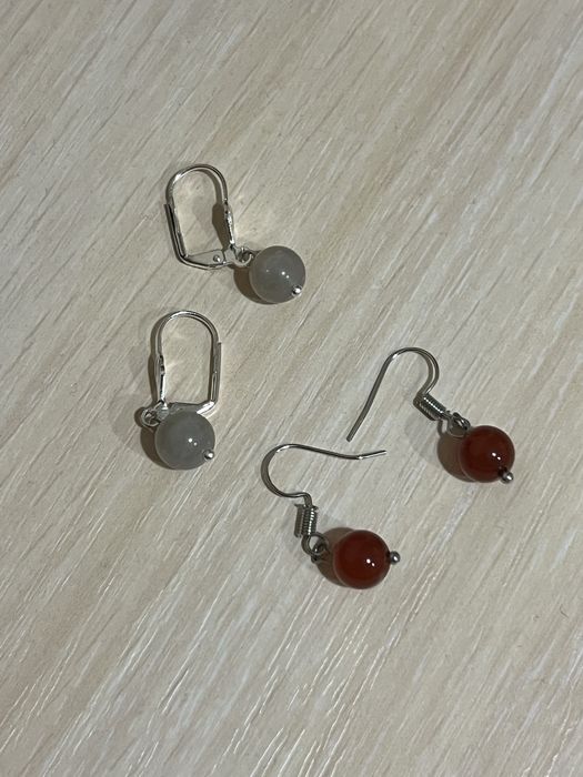 Серьги кварц 2пары