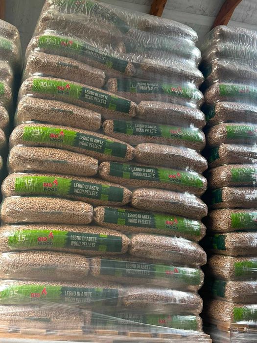 Pellet drzewny BIO WOOD 15kg  EN PLUS A1