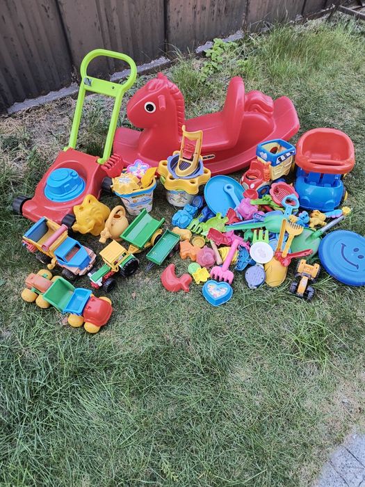 Konik na biegunach Little tikes, zabawki do piaskownicy, ogrodu, Wader