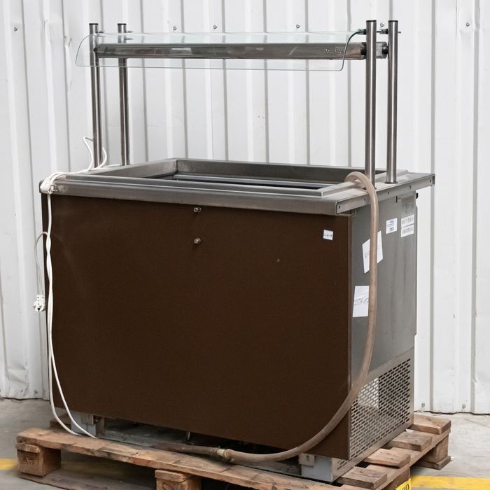 Lada sałatkowa chłodnicza Dora Metal 108x70x130 cm