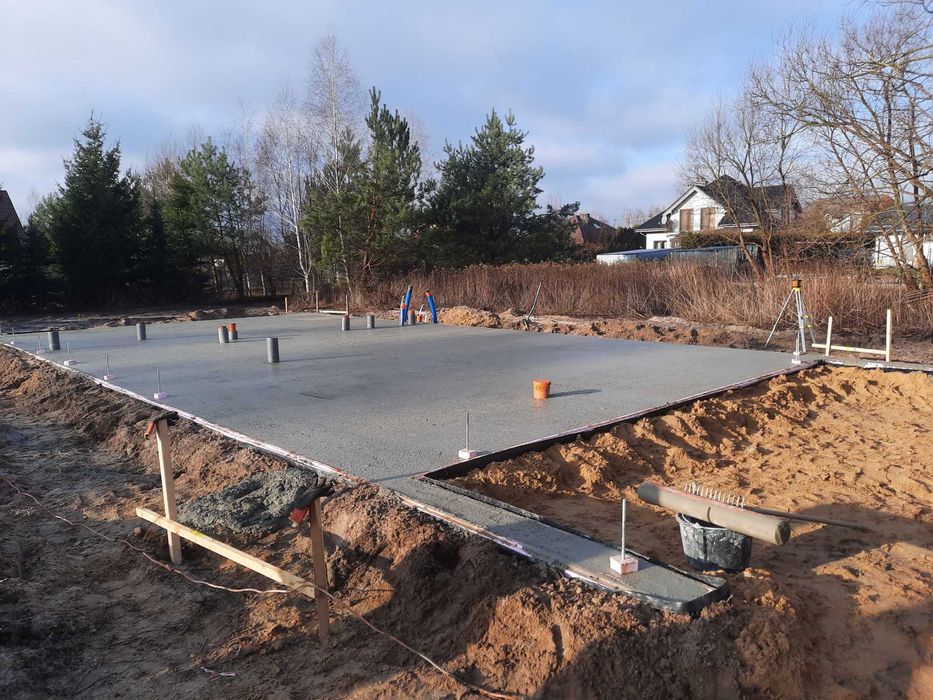 Płyta fundamentowa, fundament pod dom