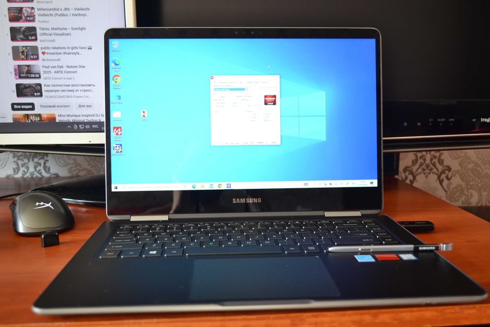 Ноутбук-трансформер Samsung Notebook 9 ProСенсор 15.6"IPS(Core i7-8550U/AMD Radeon 540X 2 GB GDDR5x/ 16 GB/ 256 GB M.2)
