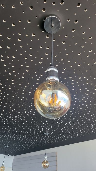 8 candeeiros com lampadas led modernas