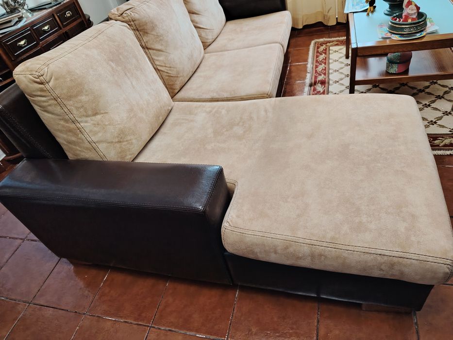 Sofá chaiselongue muito bom estado