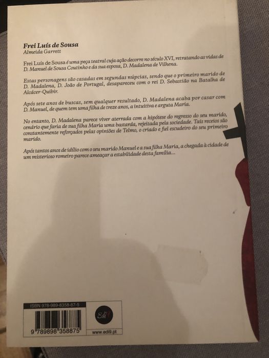 Livro Frei Luis de Sousa