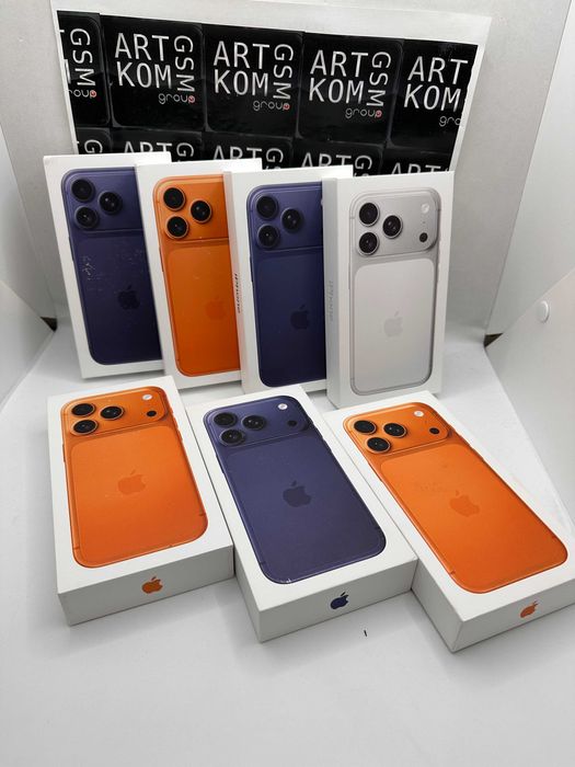 NAJTANIEJ od ARTKOM NOWY iPhone 17 Pro 256GB Orange 4890zł OKazja!