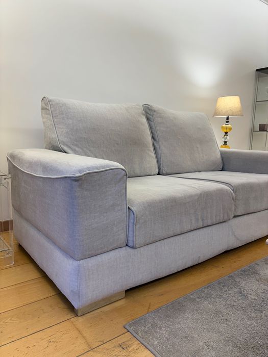 Sofa veludo cinzento