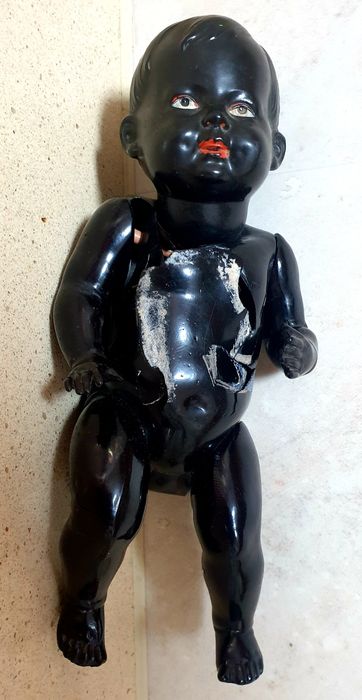 For restoration: vintage German "Schildkröt 26" celluloid doll