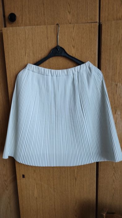 Biała spódnica plisowanka XS