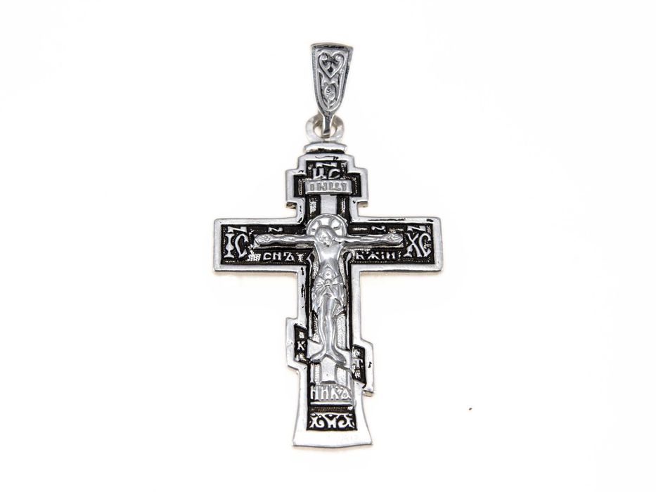 Krzyżyk prawosławny srebrny 925 NOWY