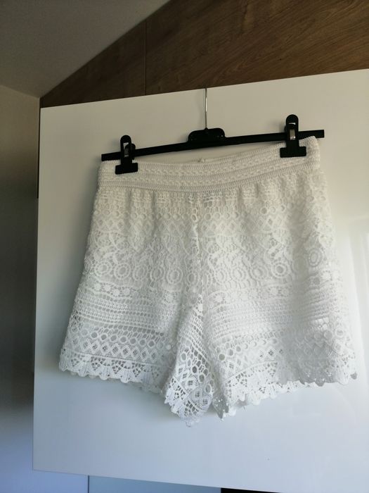 Spodenki koronkowe białe S /36/8 Primark