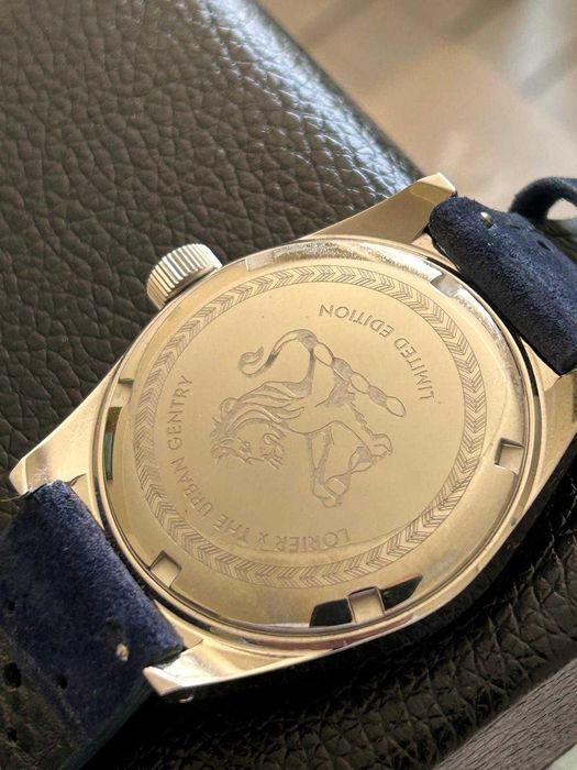 Lorier Safari Salmon Dial 36mm - Como Novo