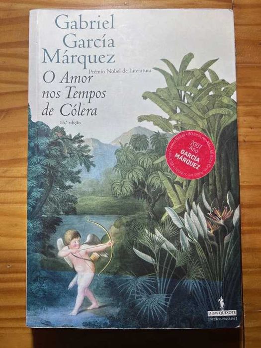 Livro Amor nos tempos de cólera
