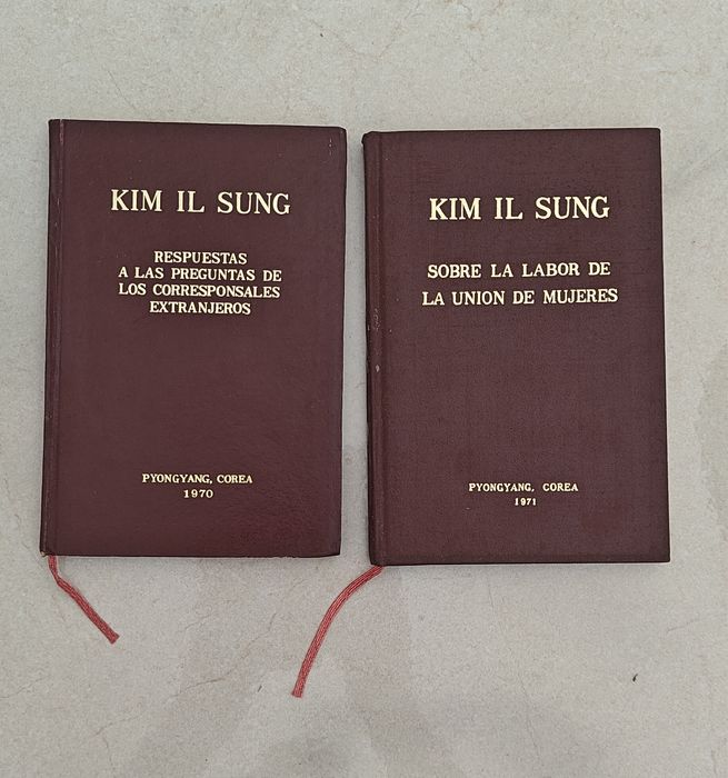 Livros antigos, escritos por King Il Sung