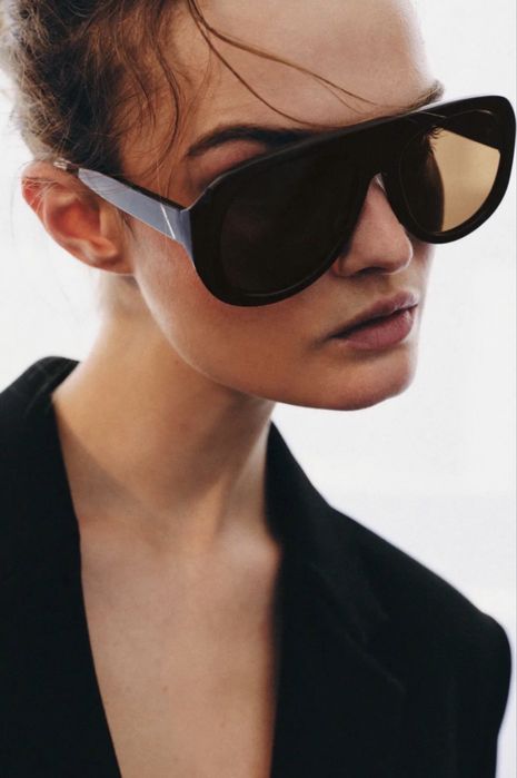 Nowe brazowe okulary zara