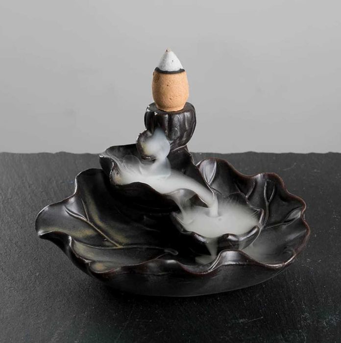 KIT 60 Cones + Porta incensos (queimador) efeito Cascata