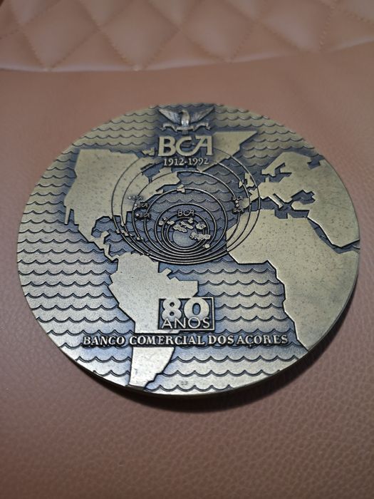 Medalha comemorativa Banco Comercial dos Açores.