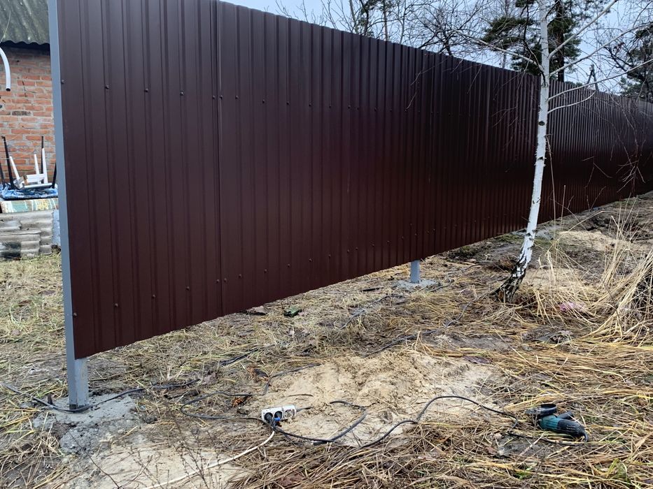 Забори ворота +калітки Монтаж Вишгород !!!