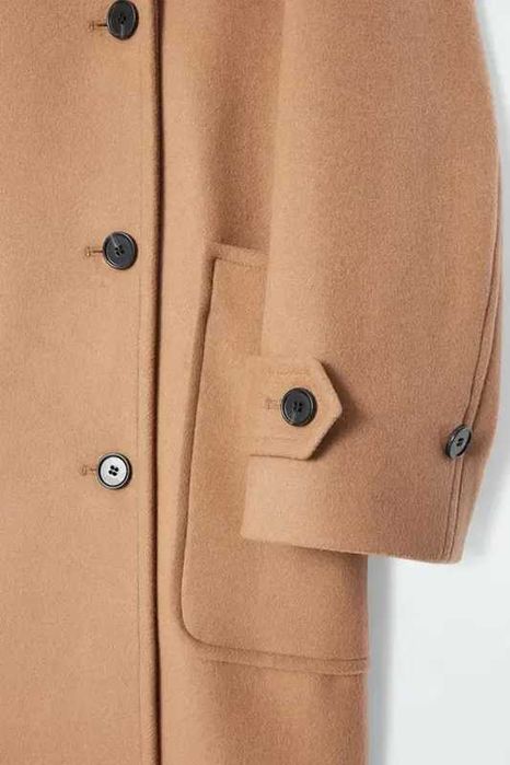 Пальто cos hooded wool duffle coat / 42 без капюшона!