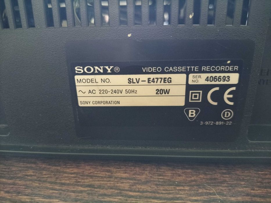 Video magnetowid SONY SLV E 477 SLV-E477 video VHS