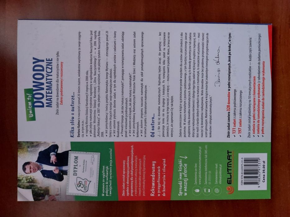 Dowody matematyczne. Zakres podstawowy i rozszerzony