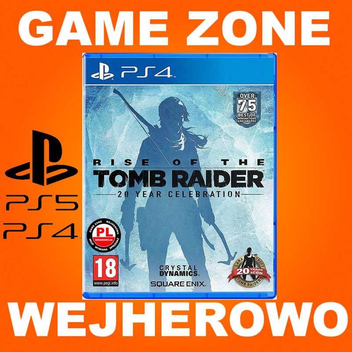 Rise of the Tomb Raider PS4 + Slim + Pro + PS5 = PŁYTA PL = BOX PL