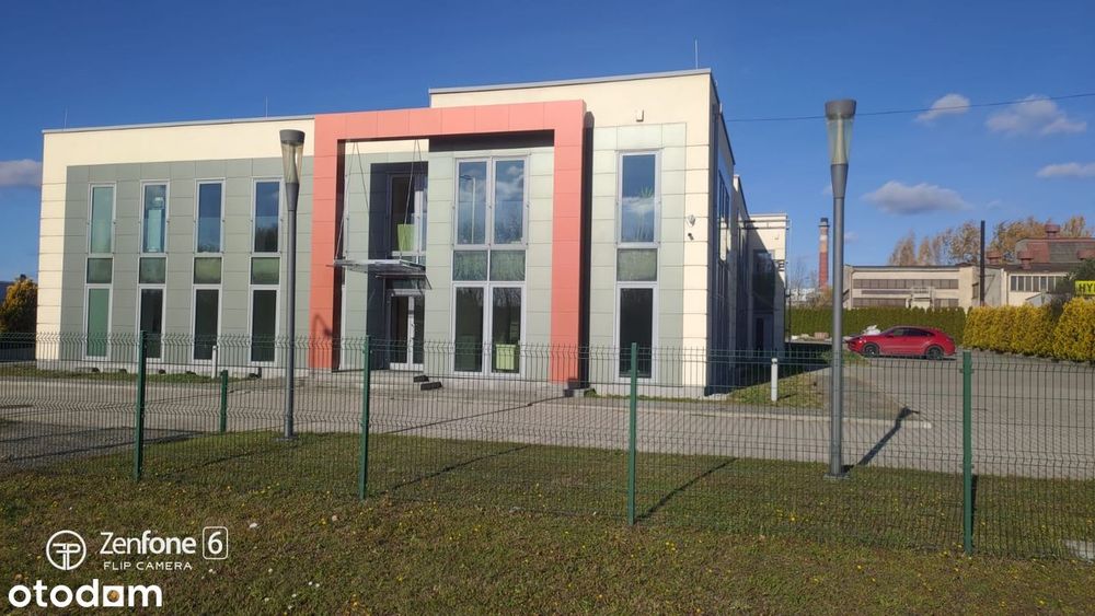 Magazyn 200m2 i biura od 110 do 235m2 plac parking monitoring