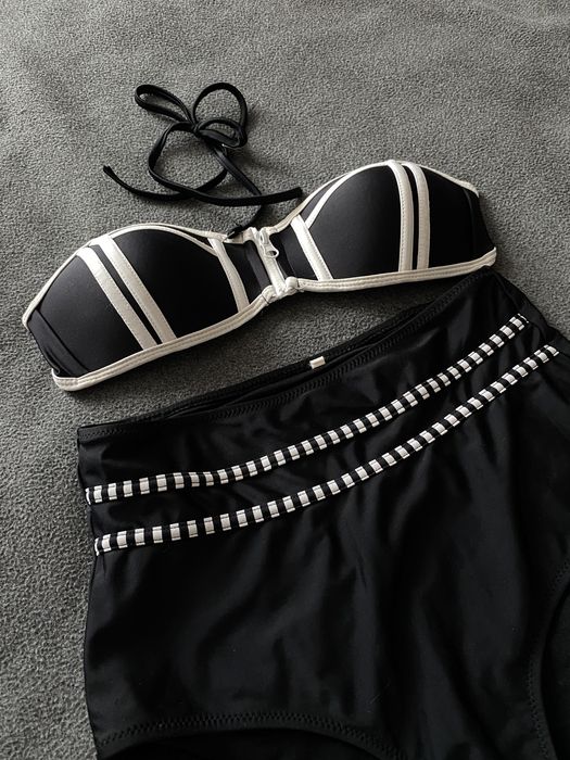 Стильний чорний чорно білий