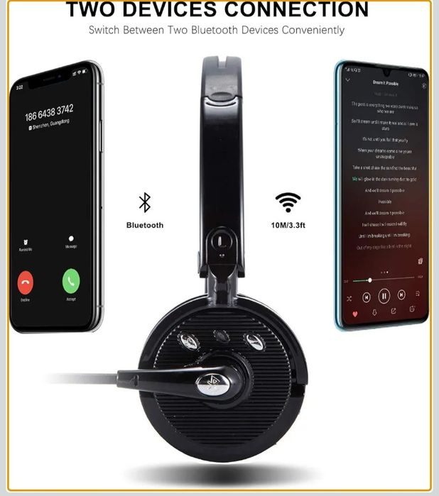 Słuchawki RaopingX bluetooth callcenter
