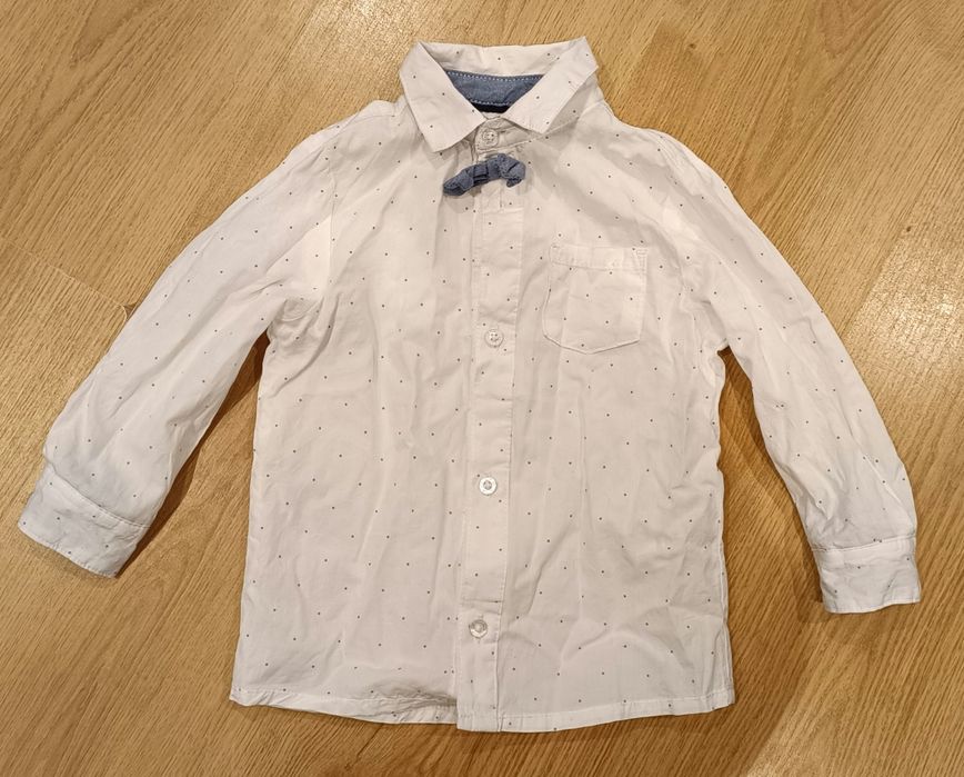 Zestaw elegancki dla chłopca r.86, koszule, spodnie