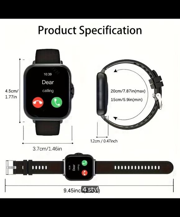 Smart watch zegarek naręczny