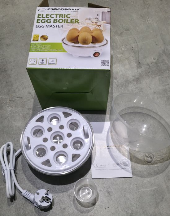 Jajowar elektryczny  mozliwosc gotowania od 1 do 7 jajek jednoczesnie