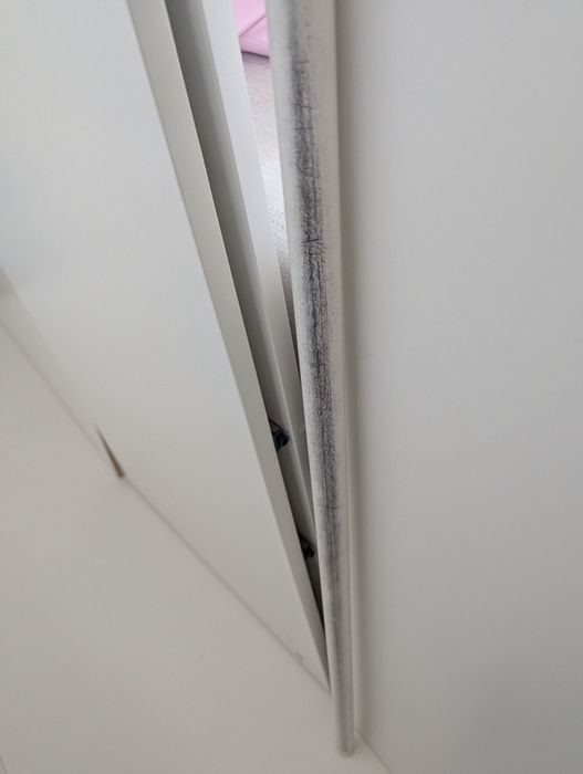 IKEA PAX z drzwiami GRIMO – biała szafa 100 × 60 × 236 cm