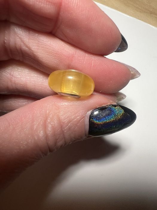 Pandora koralik z bursztynem