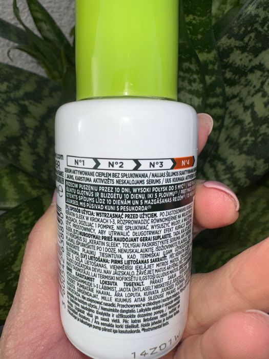 serum Garnier Sleek & stay nowe termoochronna na końcówki do włosów