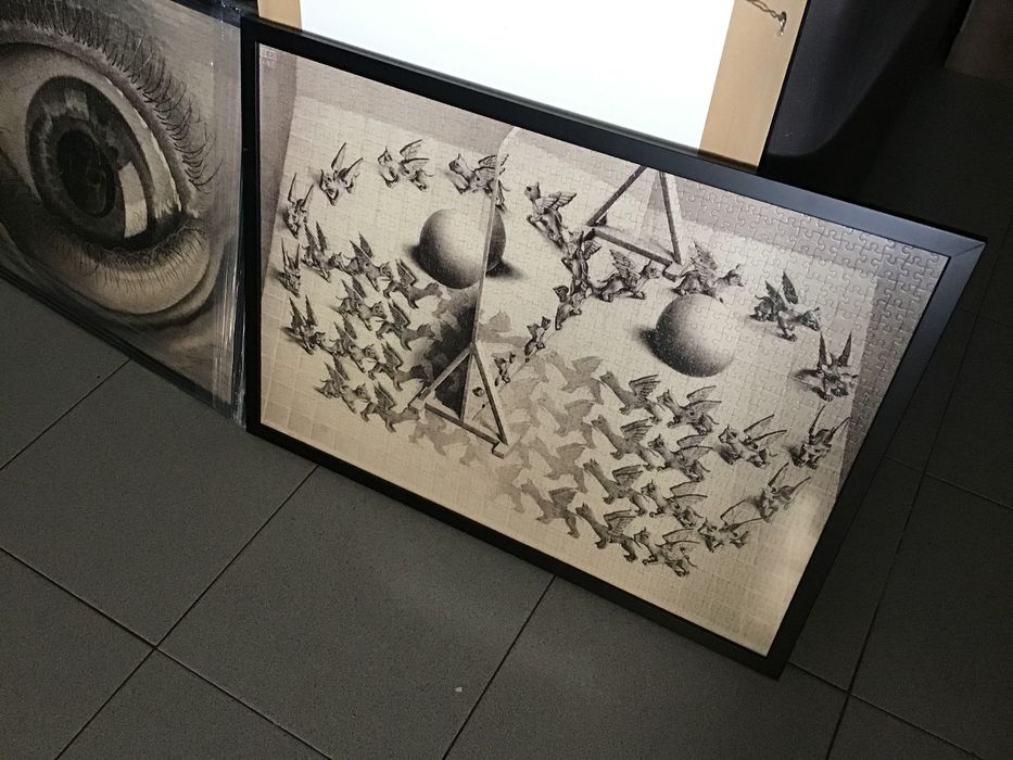 Quadro puzzle do MC Escher