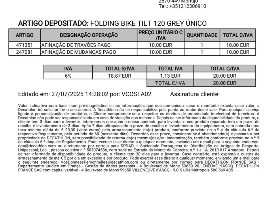 Bicicleta Dobrável Folding Bike TILT 120 Grey -   6 mudanças