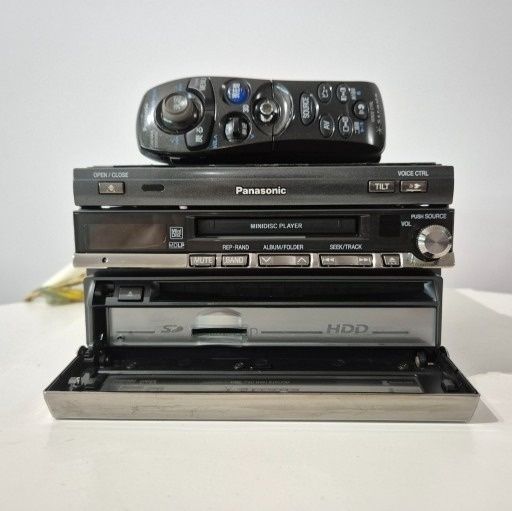 Zestaw z japonii Panasonic strada cn-hds950md mini disc