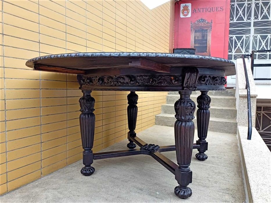 Mesa Jantar Castanho Velho