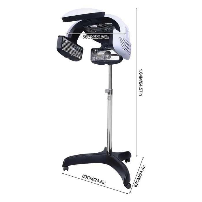 Инфракрасный фен-нагреватель мощностью 1500 Вт, подставка для сушки во