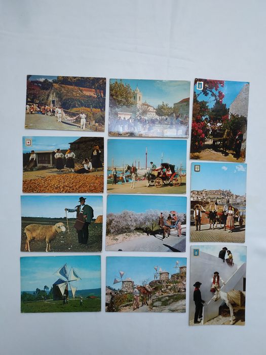 Postais Antigos (Lote de 52 Postais)