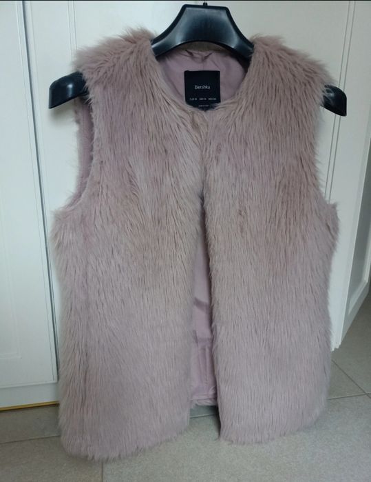 Kamizelka bezrękawnik futerko Bershka M