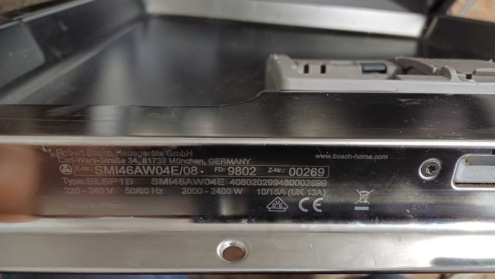 Zmywarka bosch  czesci