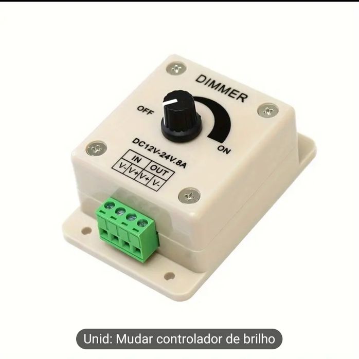 Constrolador de brilho DIMER 12v -24v