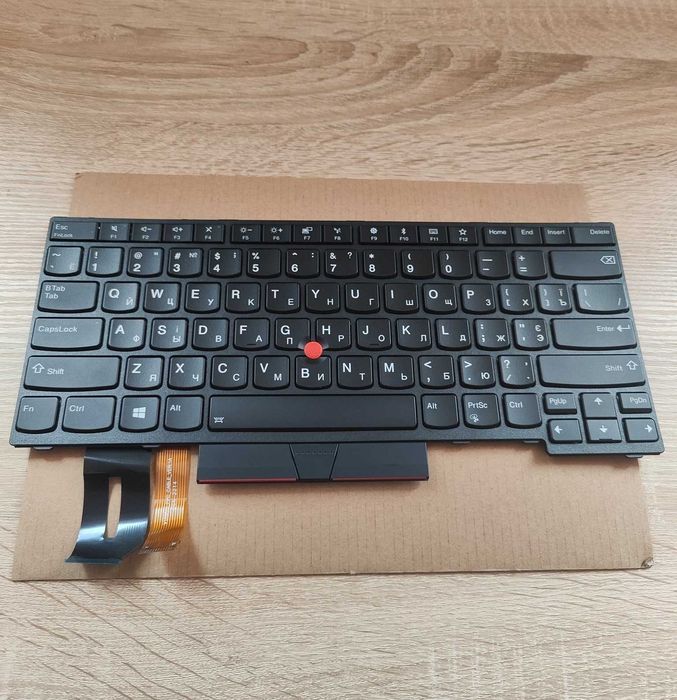 Клавіатура для ноутбука Lenovo ThinkPad UA RU підсвічування (НОВА ОРГ)